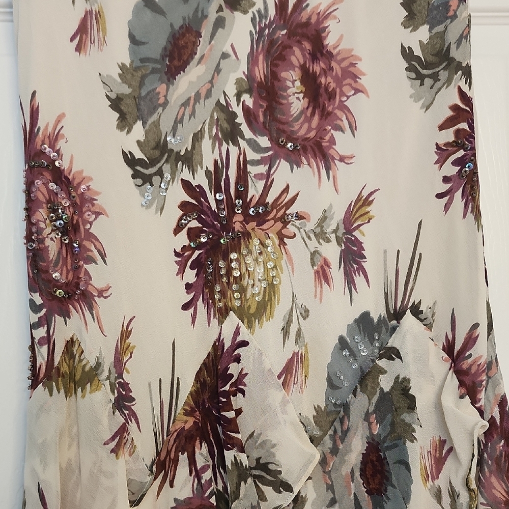 Floral Asymmetrical Dress - Picture 4 of 16